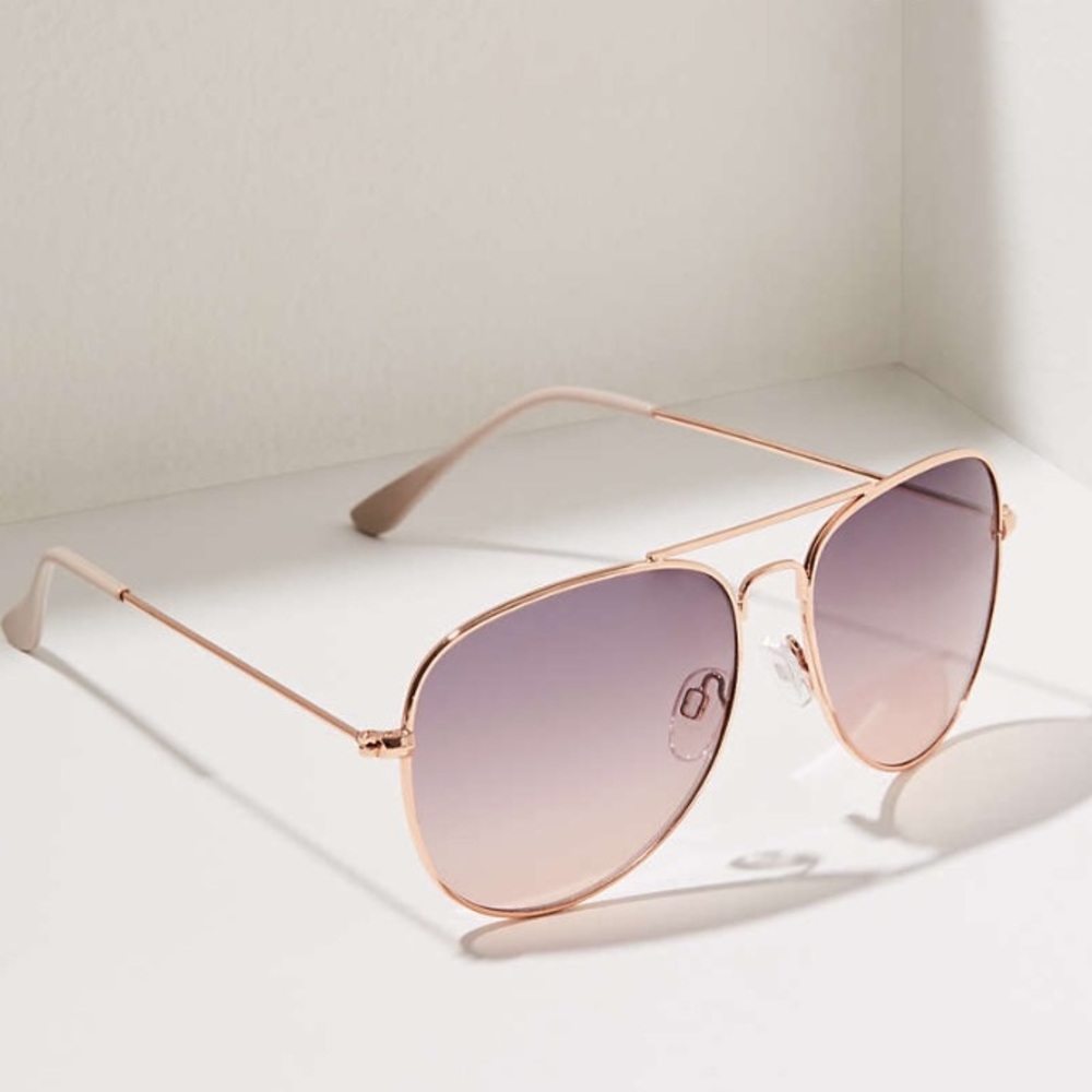 LOFT Aviator Sunglasses
